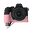 For Nikon Z 50 II Camera Case Genuine Cow Leather Protective Cover - Pink - 5