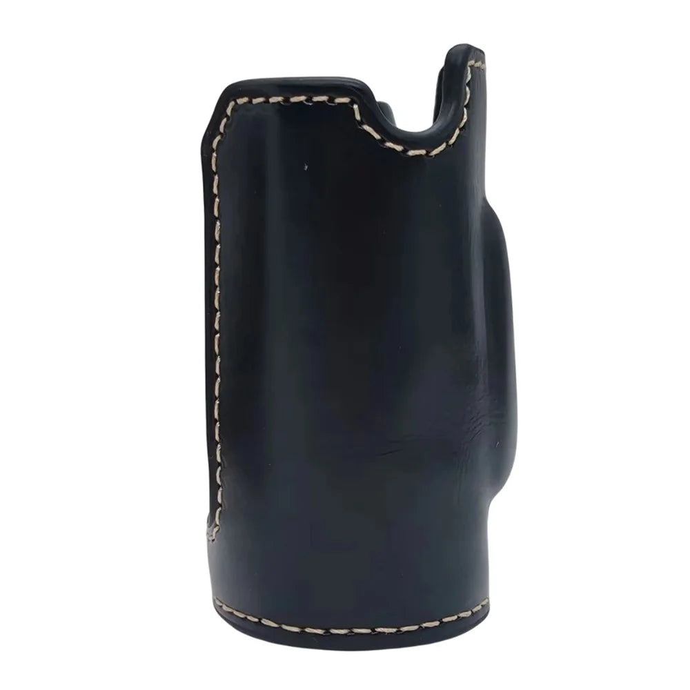 For Leica Q3 Camera Case Leather Bottom Case Easy to Replace Battery - Black - 7