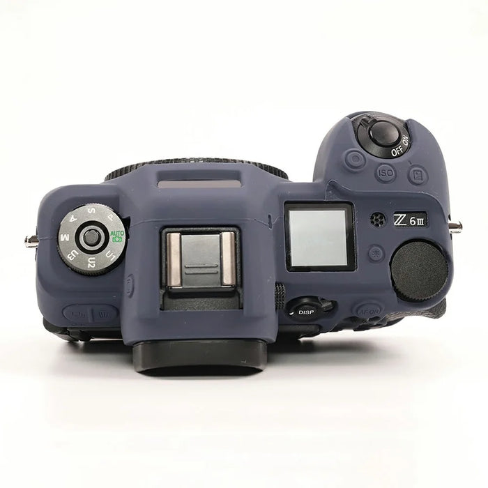 For Nikon Z6 III Camera Protective Case Silicone Shockproof Anti Scratch Cover - Dark Blue - 5