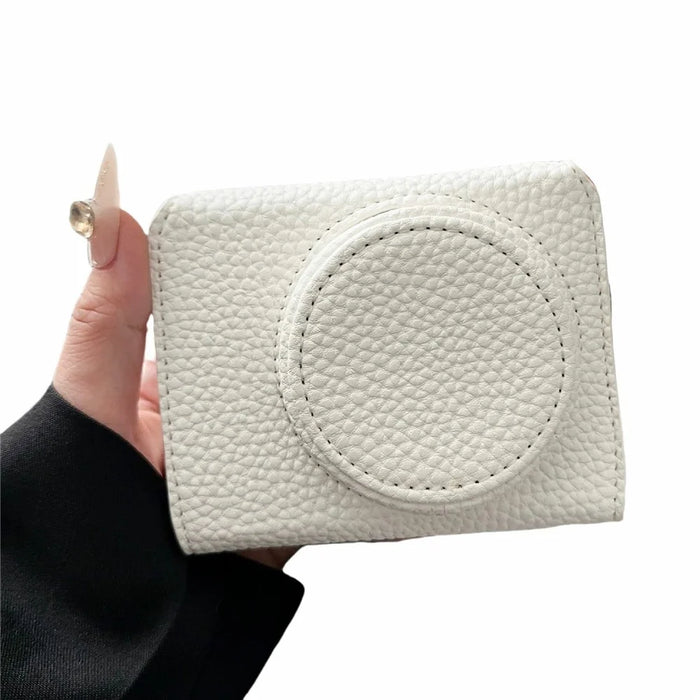 For Canon G7 X Mark II / III Leather Case with Battery Access Camera Cover Protective Sleeve - White - 1