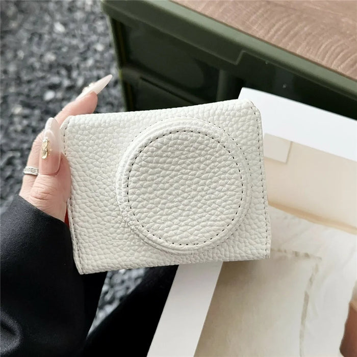 For Sony ZV-1F / ZV-1 Mark II Leather Case with Battery Access Camera Cover Protective Sleeve - White - 3