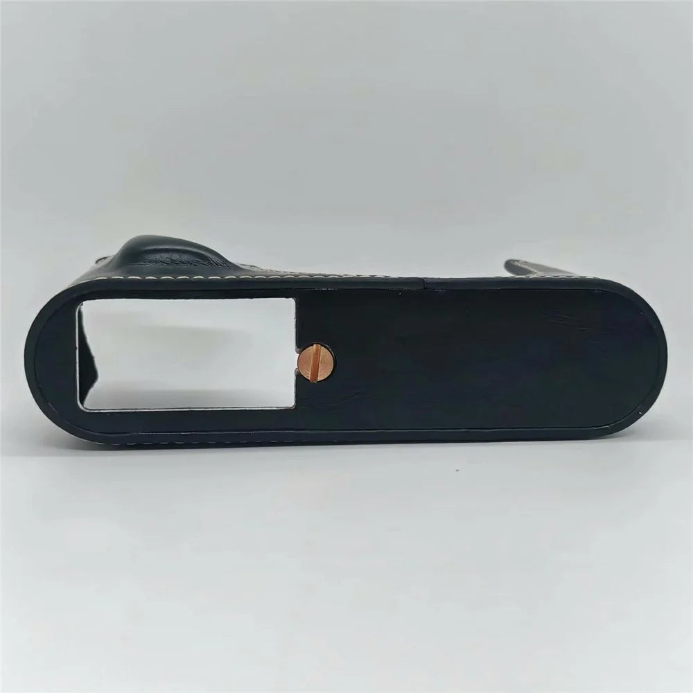 For Leica X Vario (Typ 107) / X (Typ 113) Camera Protection Bottom Case PU Leather Cover with Battery Opening - Black - 3