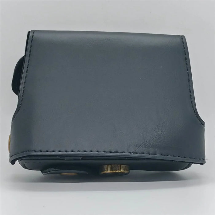 For Canon PowerShot G16 / G15 Anti Scratch PU Leather Portable Camera Bag with Shoulder Strap - Black - 5