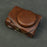 For Canon PowerShot V1 Camera Case Portable Leather Camera Protective Cover Without Battery Opening - Coffee - 3