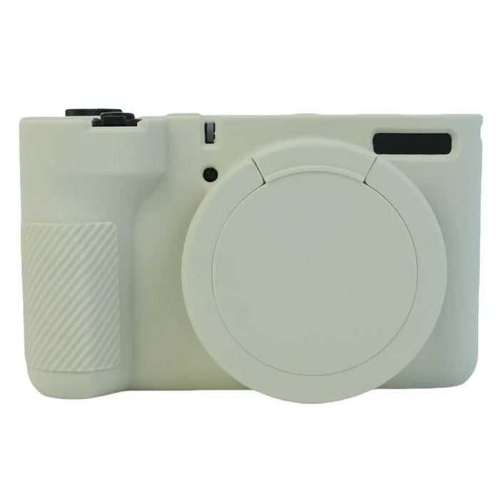 For Canon PowerShot V1 Protective Case Dust Proof Silicone Camera Cover - Beige - 1