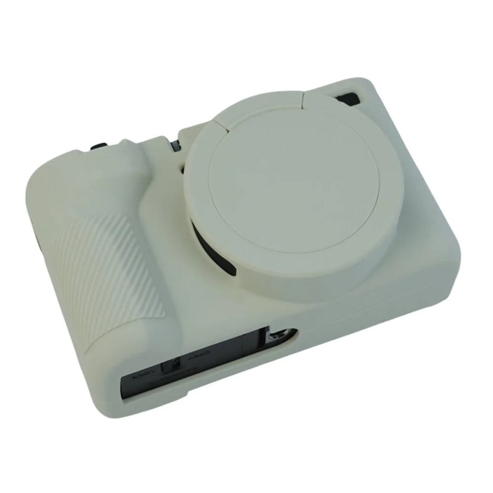 For Canon PowerShot V1 Protective Case Dust Proof Silicone Camera Cover - Beige - 2