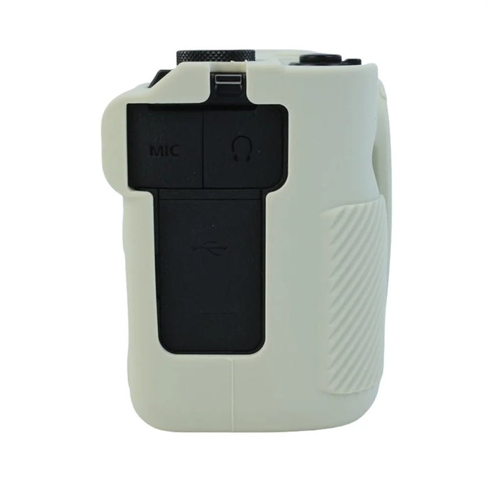 For Canon PowerShot V1 Protective Case Dust Proof Silicone Camera Cover - Beige - 4