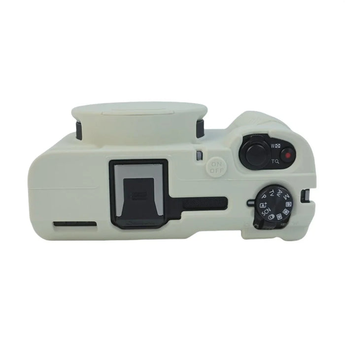 For Canon PowerShot V1 Protective Case Dust Proof Silicone Camera Cover - Beige - 6