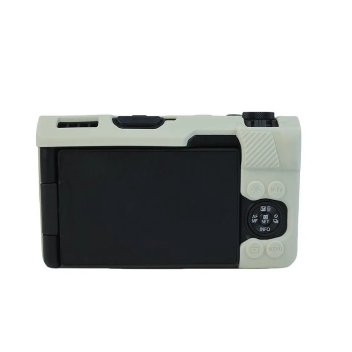 For Canon PowerShot V1 Protective Case Dust Proof Silicone Camera Cover - Beige - 7