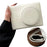 For Canon PowerShot V1 Camera Case Buffalo Texture Battery Opening Design Leather Cover with Shoulder Strap - White - 1