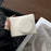For Canon PowerShot V1 Camera Case Buffalo Texture Battery Opening Design Leather Cover with Shoulder Strap - White - 4