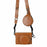 For Fujifilm X100VI Camera Case PU Leather Cover with Battery Hole + Strap + Storage Bag - Brown - 1