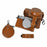 For Fujifilm X100VI Camera Case PU Leather Cover with Battery Hole + Strap + Storage Bag - Brown - 2