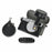 For Fujifilm X100VI Camera Case Textured PU Leather Cover with Battery Hole + Strap + Lens Storage Bag - Black - 2