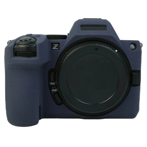 For Nikon Z5 II Camera Silicone Case Anti Slip Shockproof Dust Proof Protective Cover - Navy Blue - 1