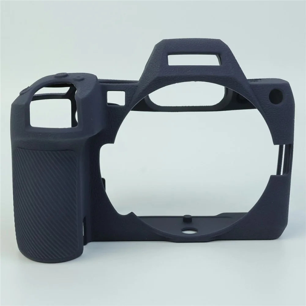 For Nikon Z5 II Camera Silicone Case Anti Slip Shockproof Dust Proof Protective Cover - Navy Blue - 7