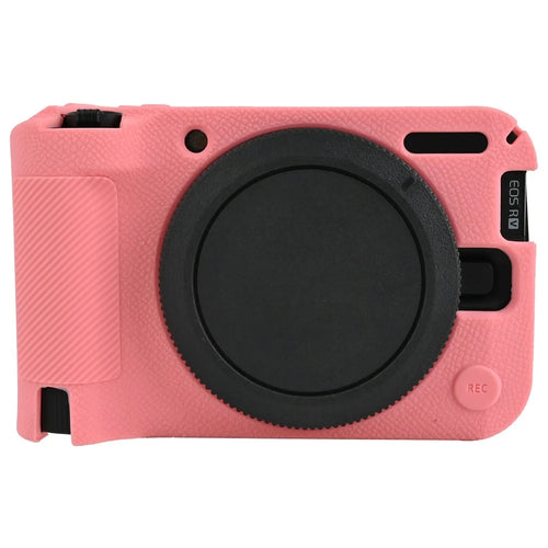 For Canon EOS R50 V Camera Portable Silicone Case Shock Resistant Anti Scratch Protective Cover - Pink - 1