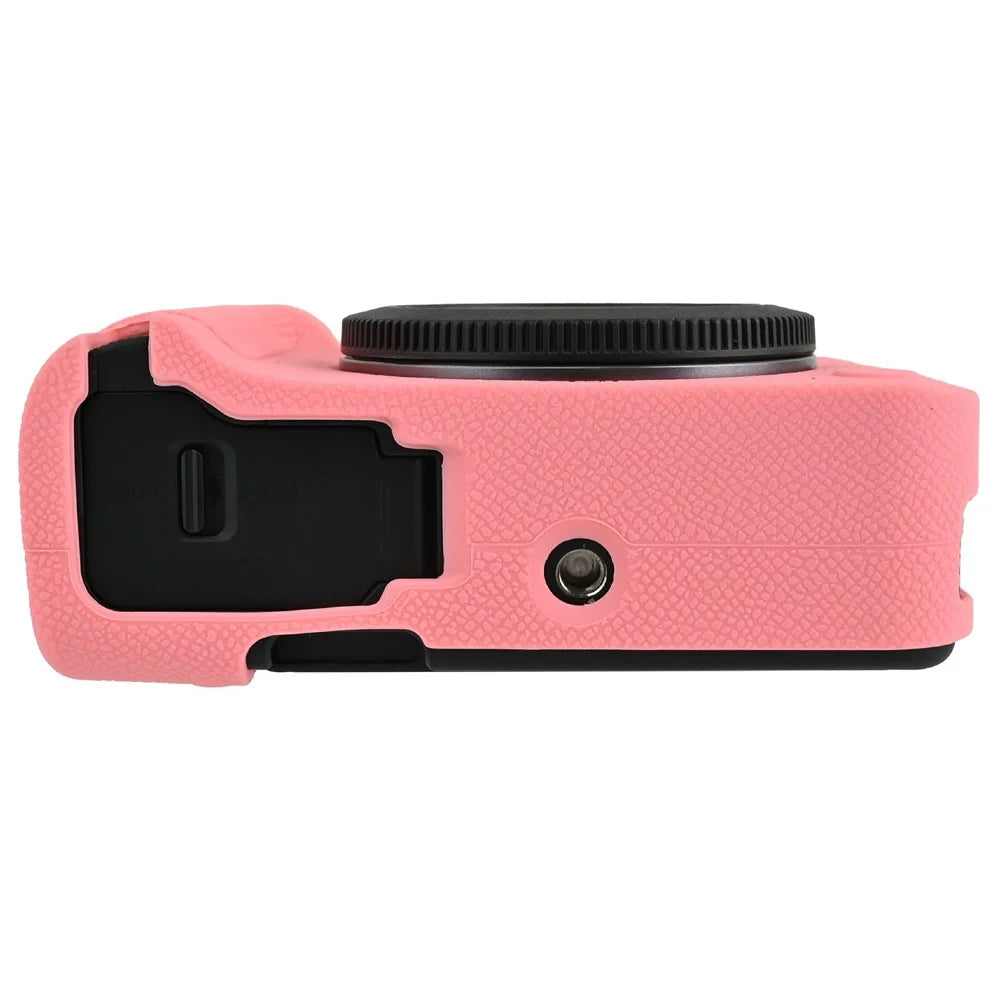 For Canon EOS R50 V Camera Portable Silicone Case Shock Resistant Anti Scratch Protective Cover - Pink - 5