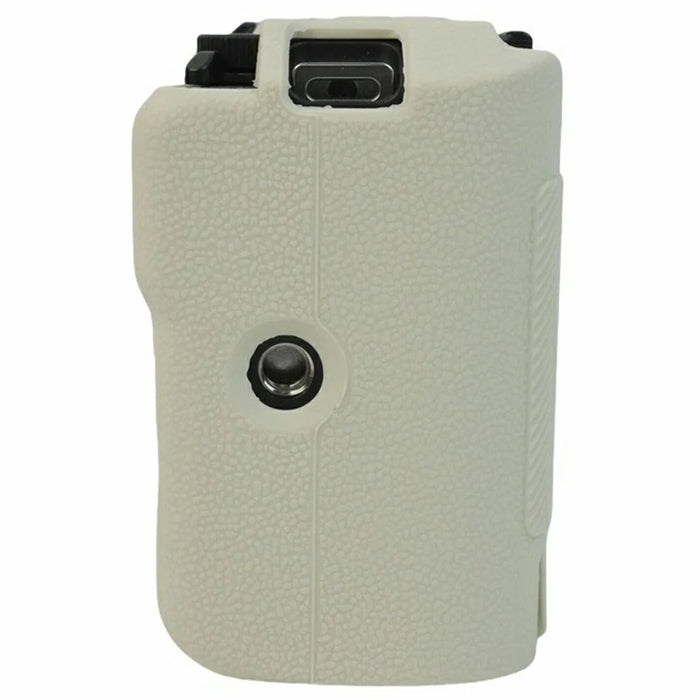 For Canon EOS R50 V Camera Protective Case Litchi Texture Silicone Cover - Beige - 6