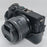 For Canon EOS M3 Camera Bottom Case PU Leather Cover with Battery Opening - Black - 3