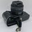 For Canon EOS M3 Camera Bottom Case PU Leather Cover with Battery Opening - Black - 6