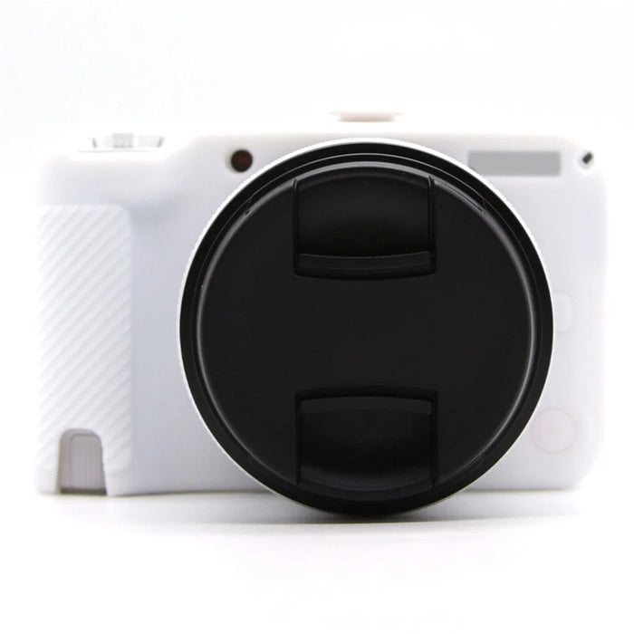 For Canon EOS R50 V Camera Case Anti-Scratch Silicone Protective Cover - White - 1