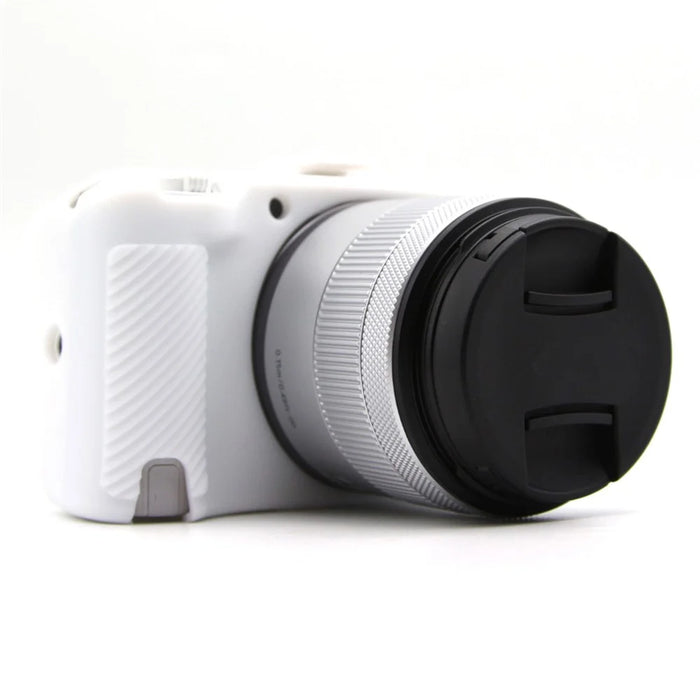For Canon EOS R50 V Camera Case Anti-Scratch Silicone Protective Cover - White - 2