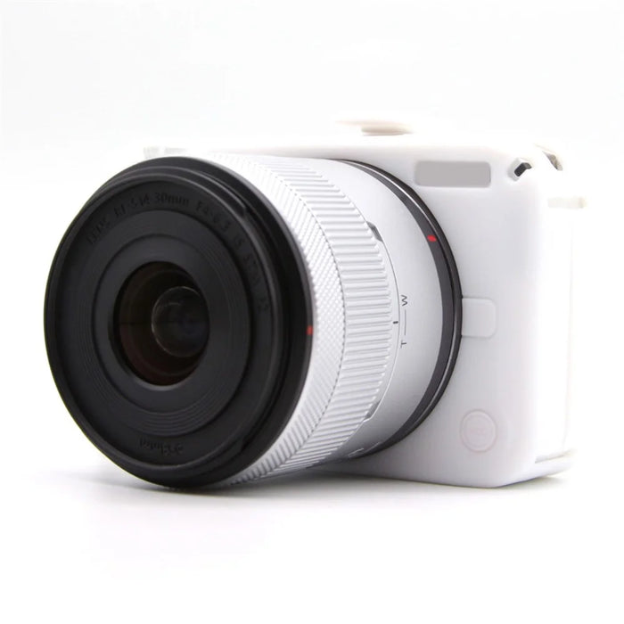 For Canon EOS R50 V Camera Case Anti-Scratch Silicone Protective Cover - White - 3