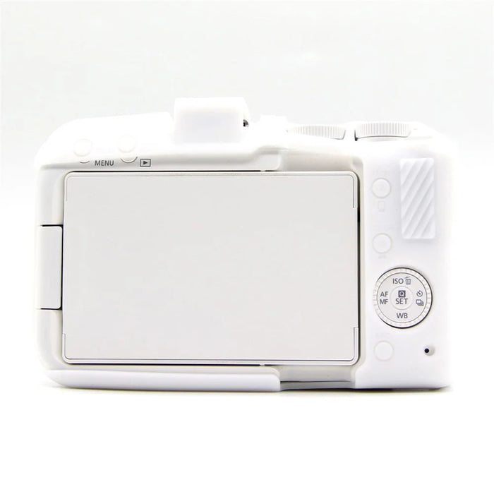 For Canon EOS R50 V Camera Case Anti-Scratch Silicone Protective Cover - White - 4