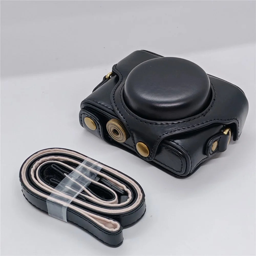 For Sony RX100  /  RX100M2  /  RX100M3  /  RX100M4  /  RX100M5  /  RX100M6 Camera Case Detachable Soft Interior Lining Protective Cover - Black - 2