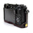For Olympus PEN-F Genuine Leather Camera Case Bottom Opening Design Protective Half Body Cover - Black - 6
