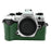 For Olympus OM-5 Mark II Camera Case Genuine Cow Leather Protective Cover with Shoulder Strap - Green - 2