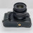 For Canon EOS M6 Camera Base Cover Vintage PU Leather Half Case with Battery Opening - Black - 2