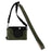 For Fujifilm X Half Camera Half Case Litchi Texture Battery Opening PU Leather Cover with Shoulder Strap - Green - 1