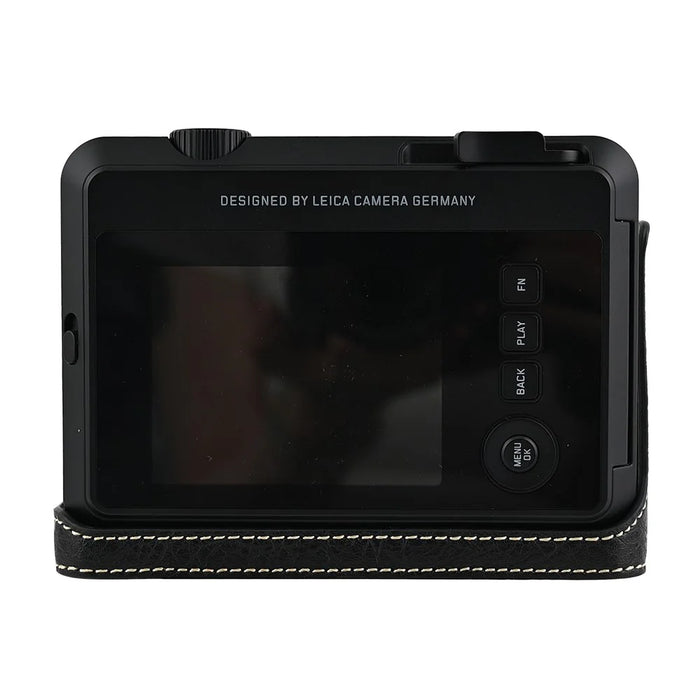 For Leica SOFORT 2 PU Leather Bottom Cover Shockproof Camera Half Case with Battery Access - Black - 5