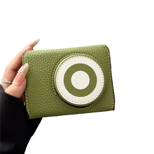 For Ricoh GR IV / GR IIIx / GR III Camera Case Detachable Leather Cover with Flip-Top Lid / Shoulder Strap - Green - 1