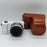 Retro PU Leather Camera Case for Sony A5000  /  A5100  /  NEX3N White Stitch Camera Bag with Shoulder Strap Soft Microfiber Lining Protective Case - Brown - 2