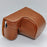 Retro PU Leather Camera Case for Sony A5000  /  A5100  /  NEX3N White Stitch Camera Bag with Shoulder Strap Soft Microfiber Lining Protective Case - Brown - 3