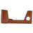 For Fujifilm X-Pro2 Camera Half Case PU Leather Camera Protective Cover with with Removable Battery Access Hole - Brown - 1