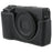For Ricoh GR III  /  GR IV Camera Case Genuine Leather Base with Shoulder Strap and Tripod Screw Hole - Black - 4