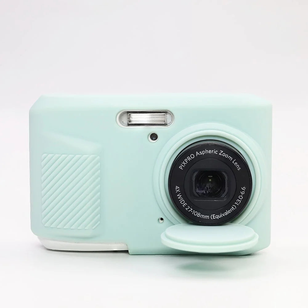 For KODAK PIXPRO FZ45 Digital Camera Silicone Case Shockproof Dustproof Protective Cover - Mint Green - 7