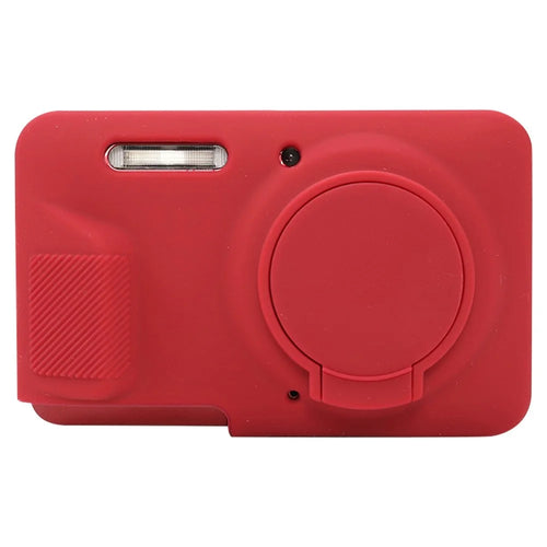 For KODAK PIXPRO FZ55 Camera Case Silicone Protective Cover with Shock-Absorbent and Washable - Red - 1