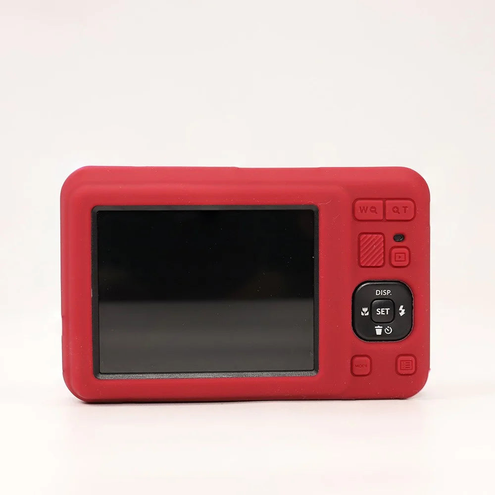 For KODAK PIXPRO FZ55 Camera Case Silicone Protective Cover with Shock-Absorbent and Washable - Red - 3