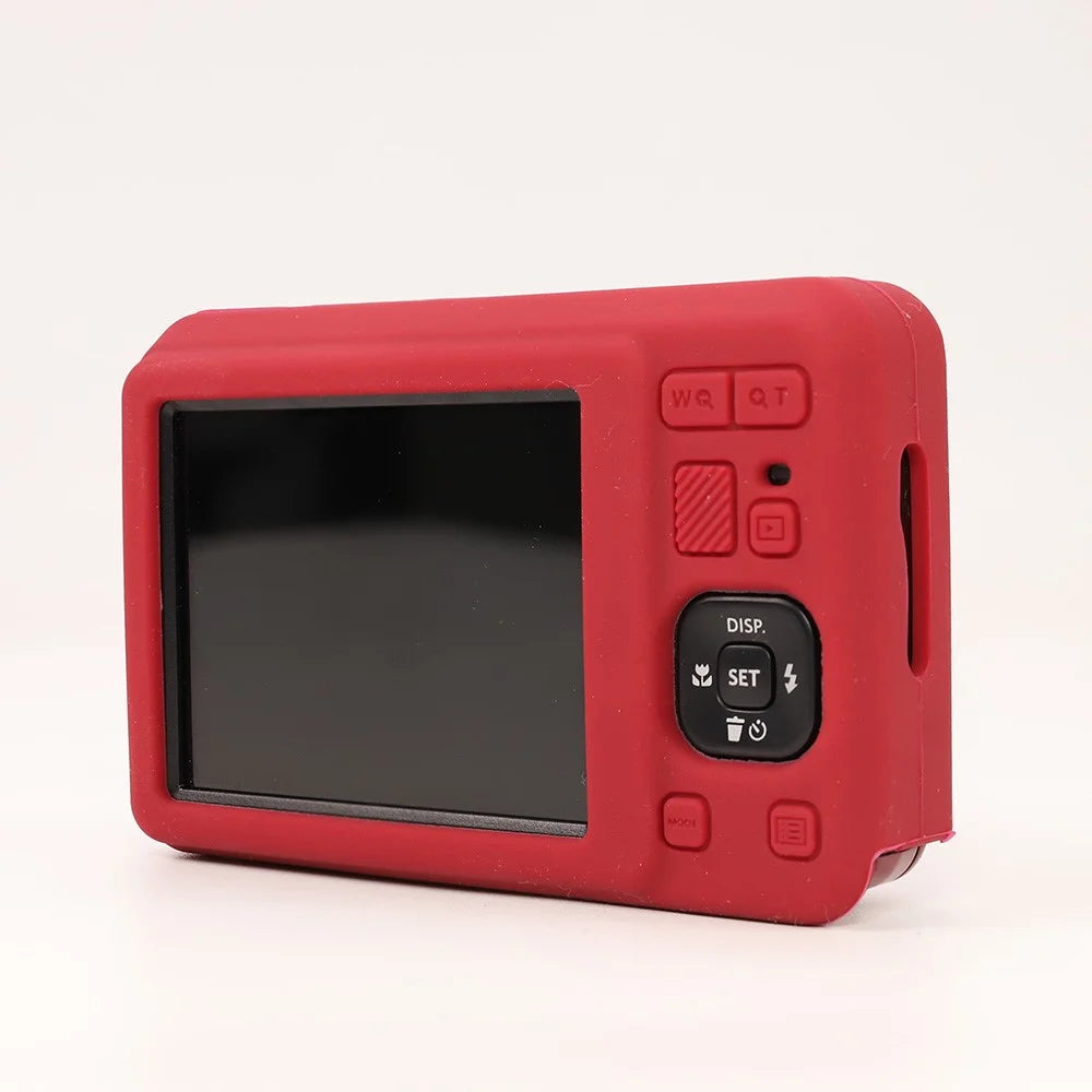 For KODAK PIXPRO FZ55 Camera Case Silicone Protective Cover with Shock-Absorbent and Washable - Red - 4