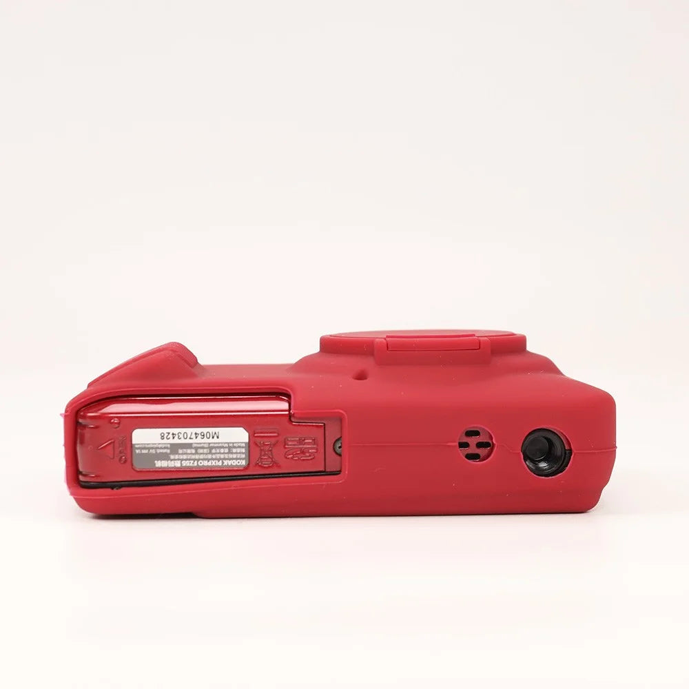 For KODAK PIXPRO FZ55 Camera Case Silicone Protective Cover with Shock-Absorbent and Washable - Red - 7