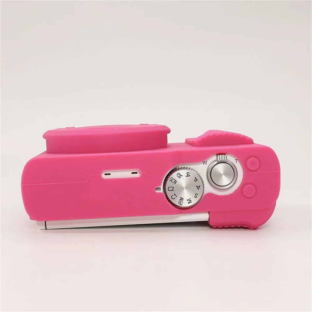 For Panasonic Lumix DMC-ZS99  /  DMC-TZ99 Camera Case Silicone Protective Cover with Shock Absorbing Anti Scratch - Rose Red - 2