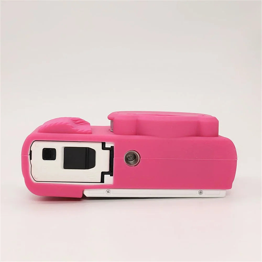 For Panasonic Lumix DMC-ZS99  /  DMC-TZ99 Camera Case Silicone Protective Cover with Shock Absorbing Anti Scratch - Rose Red - 3