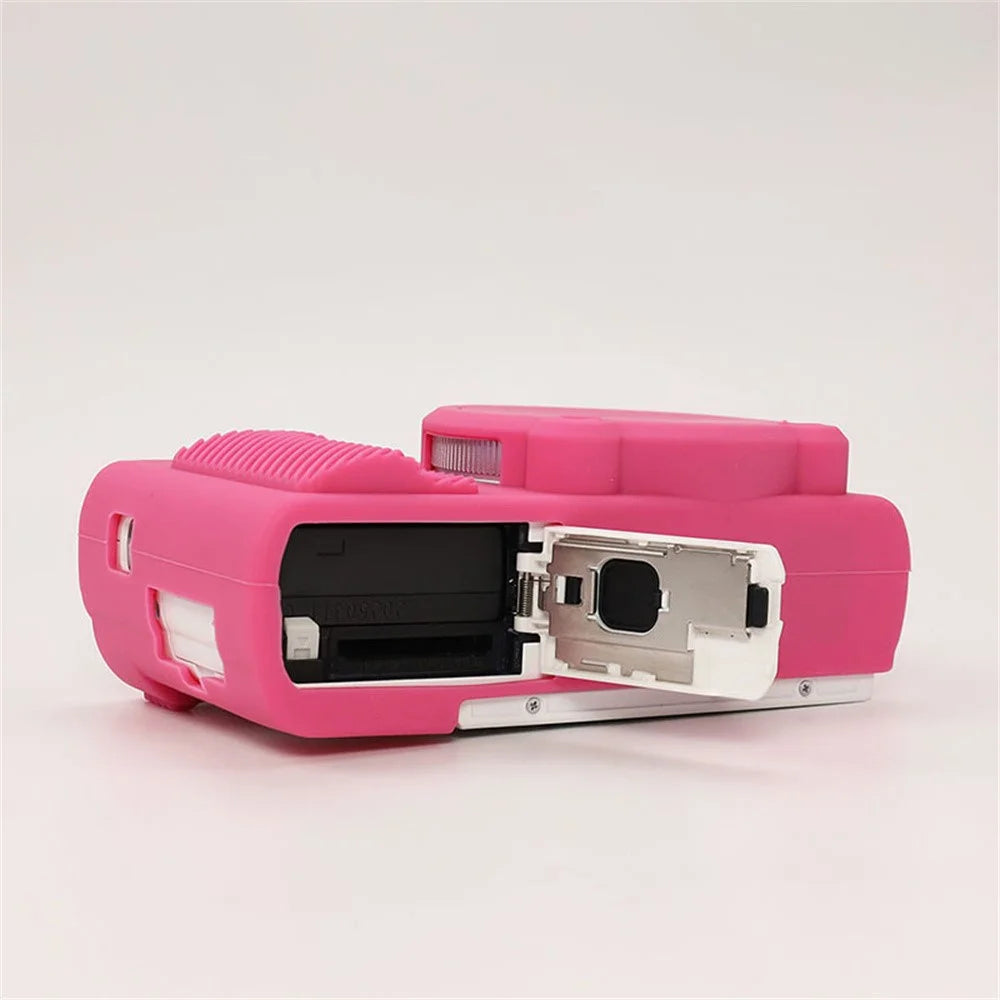 For Panasonic Lumix DMC-ZS99  /  DMC-TZ99 Camera Case Silicone Protective Cover with Shock Absorbing Anti Scratch - Rose Red - 4