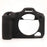 For Canon EOS R5 Mark II Glossy Camera Case Anti-Scratch Silicone Protective Cover - Black - 2