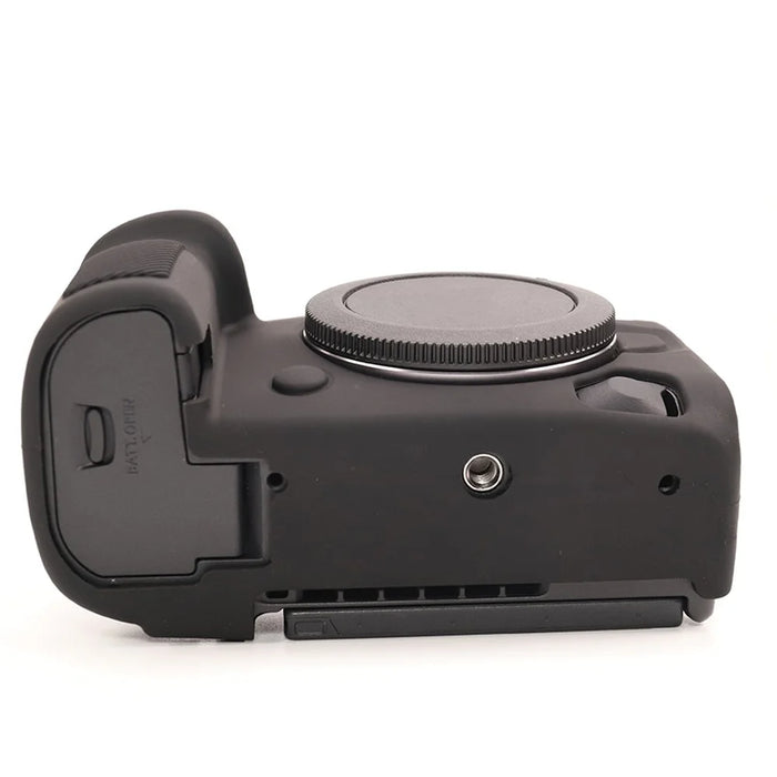 For Canon EOS R5 Mark II Glossy Camera Case Anti-Scratch Silicone Protective Cover - Black - 7